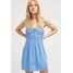 Topshop Sukienka z dżerseju blue TP721C06J
