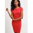 Selected Femme SFSKY Sukienka z dżerseju pompeian red SE521C088