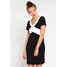 Morgan Sukienka z dżerseju noir/blanc M5921C0GR
