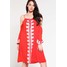 Missguided Plus Sukienka letnia red M0U21C01K