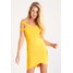 Missguided Sukienka z dżerseju yellow M0Q21C06R