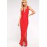 Missguided Sukienka z dżerseju red M0Q21C06K