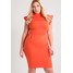 Lost Ink Plus Sukienka z dżerseju orange LOA21C004