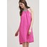 120% Lino Sukienka koktajlowa hot pink L1921C013