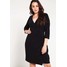 Lauren Ralph Lauren Woman Sukienka z dżerseju black L0S21C000