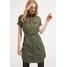 G-Star ROVIC SHIRT DRESS Sukienka koszulowa bog green/dk moss GS121C03X
