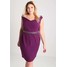 Dorothy Perkins Curve SALMA Sukienka koktajlowa purple DP621C03U