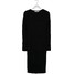 Derek Lam 10 Crosby Sukienka z dżerseju black DL621C00H