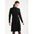 Benetton Sukienka dzianinowa black 4BE21C06P