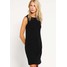 Benetton Sukienka dzianinowa black 4BE21C06E