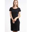 Benetton Sukienka dzianinowa black 4BE21C03F