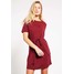 New Look Sukienka z dżerseju dark burgundy NL021C0F5