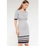 New Look Sukienka dzianinowa grey pattern NL021C0ES