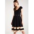 Anna Field Sukienka z dżerseju black/peach whip AN621CAD9