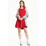 H&M Dżersejowa sukienka 0456505001 Czerwony