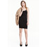 H&M Krótka sukienka z dżerseju 0510152001 Czarny
