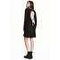 H&M Sukienka z wycięciem 0470607006 Czarny