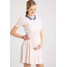 Envie de Fraise CAROLANE Sukienka z dżerseju off white/red EF329F02R