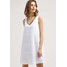 120% Lino Sukienka letnia white L1921C00Z