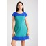 Pomkin BETTINA Sukienka letnia emerald/blue PK429F00M