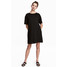 H&M Sukienka T-shirtowa 0477507003 Czarny