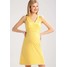 Boob SIMONE Sukienka z dżerseju yellow, off-white BX329F01B