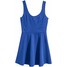 H&M Dżersejowa sukienka 0467302019 Ciemnoniebieski