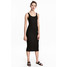 H&M Sukienka w prążki 0272591025 Czarny