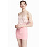 H&M Spódnica dżinsowa 0489545003 Różowy