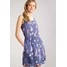 Opus WICKI FLEUR Sukienka letnia tender blue PC721C02D