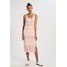 Topshop STITCHY Długa sukienka pink TP721C0P5