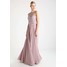 Luxuar Fashion Suknia balowa taupe LX021C038