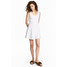 H&M Dżersejowa sukienka 0467302056 Biały