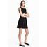 H&M Krótka sukienka z dżerseju 0510538003 Czarny