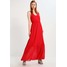 YASELETA Długa sukienka racing red Y0121C07D