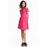 H&M Sukienka z marszczeniem 0481148012 Wiśniowy