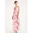 Wallis Petite PRESSED FLOWER Długa sukienka ivory WP021C022