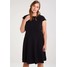 Dorothy Perkins Curve KEYHOLE Sukienka z dżerseju black DP621C059