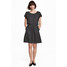 H&M Dżersejowa sukienka 0202017052 Ciemnoszary melanż