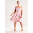 Chi Chi London Curvy JULIA Sukienka koktajlowa pink CV721C02P