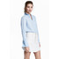 H&M Spódnica dżinsowa 0521310003 Biały denim