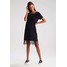 Custommade ALENA Sukienka z dżerseju anthracite black CU721C00F