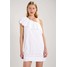 Abercrombie & Fitch ONE SHOULDER EYELET Sukienka letnia white A0F21C00A