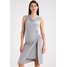 MAMALICIOUS MLWENDY Sukienka z dżerseju light grey melange M6429F0BC