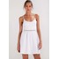 Topshop Sukienka z dżerseju white TP721C0QJ