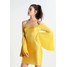 New Look PLISSE FLARE SLEEVE Sukienka etui yellow NL021C0L9