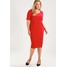 Evans POCKET Sukienka z dżerseju red EW221C046