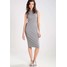 Calvin Klein Jeans Sukienka z dżerseju light grey heather C1821C01T