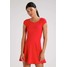 Even&Odd Sukienka z dżerseju red EV421CA8H