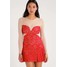 Missguided Sukienka z dżerseju red M0Q21C0HL